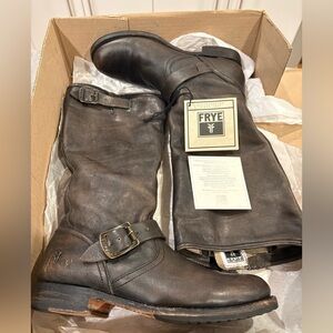 Preloved Veronica Slouch Frye Riding Boots